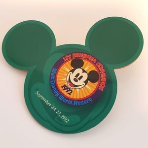 Disneyana Mickey Mouse First Convention Button 1992.